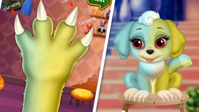 Baby Pet Halloween Nail Salon - Pet Halloween Nail Salon Games By Gameiva смотреть онлайн
