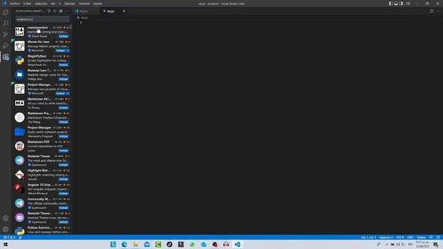 EXTENSION PARA PONER ICONOS EN VISUAL STUDIO CODE 2022 смотреть онлайн