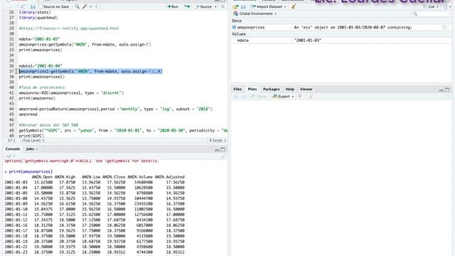 ¿Cómo Importar Datos de Yahoo Finance a Rstudio? | Finanzas Cuantitativas con Quantmod смотреть онлайн