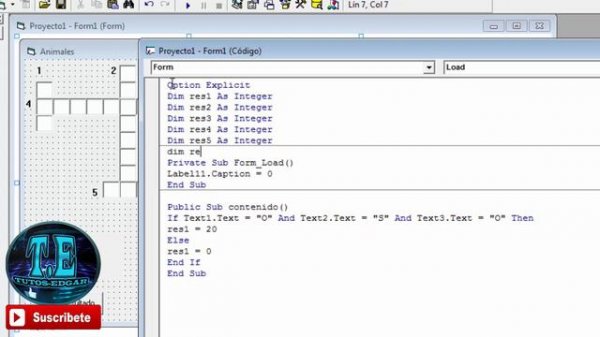 Como Crear un Juego de  Crucigrama | como crear un crucigrama juego en visual basic 6.0