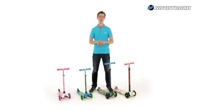 Детские пластиковые самокаты Novatrack Disco-kids и Novatrack Rainbow сезон 2018 смотреть онлайн