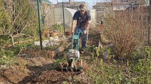 Отзыв о мотокультиваторе крот с электроприводом.