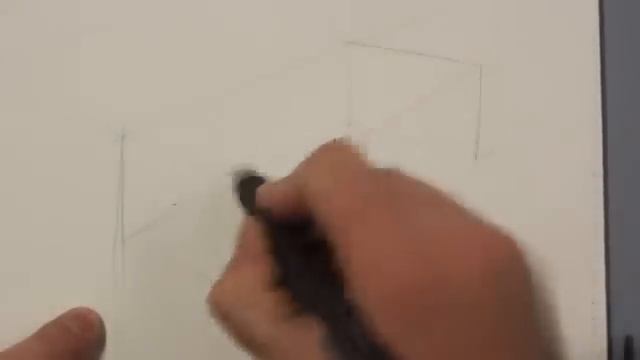 2 point perspective tutorial - sketching coffee tables Part 1 смотреть онлайн