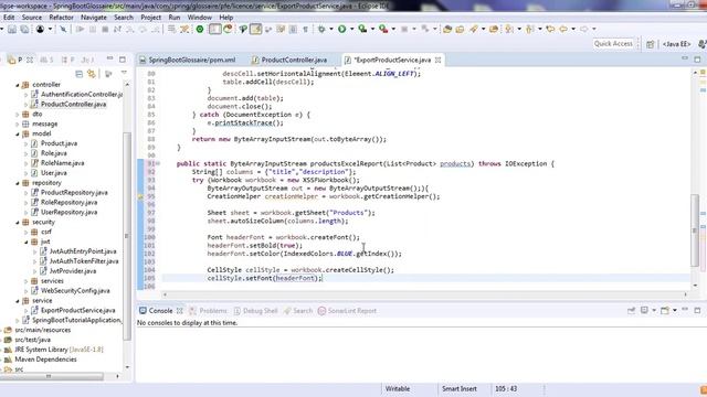 Angular + Spring Boot Export Excel Example | Generate Excel from database using Apache POI смотреть онлайн