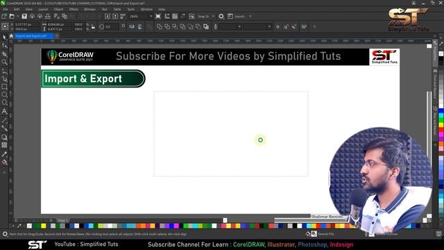 Import & Export in Coreldraw | Class 52 | Simplified Tuts by Ashish Rastogi смотреть онлайн