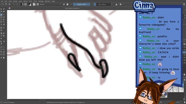 [02/04/2023] — [ EN/ESP PNGTuber ] Drawing my reference sheet + Q&A time!! смотреть онлайн