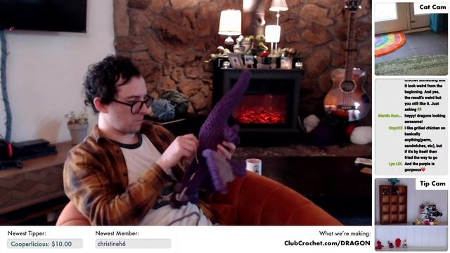 GIANT Dragon Crochet Along - Live Amigurumi Crochet Along ?? - PART 3 смотреть онлайн