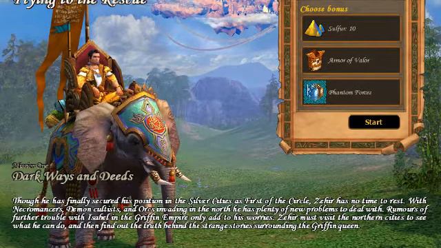 Heroes of Might and Magic V S3C3M1 mission introduction смотреть онлайн