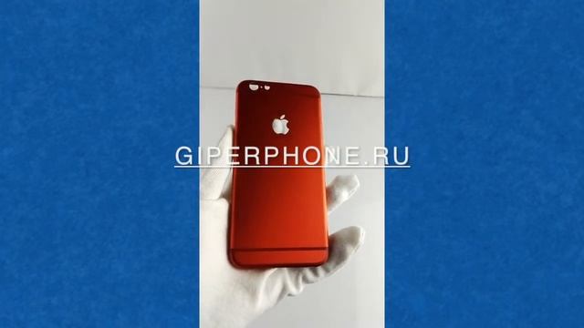 Корпус iPhone 6 Красный матовый:черные вставки смотреть онлайн