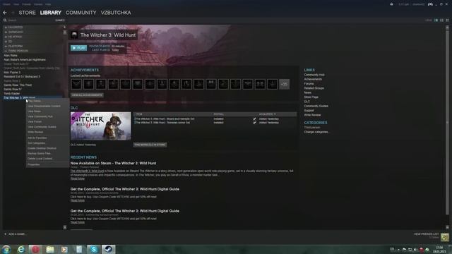 [02] Ведьмак 3: как установить русскую озвучку в steam (The Witcher® 3: Wild Hunt) смотреть онлайн