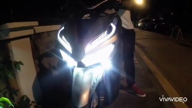 Installing mini driving light for honda click 150i&125i смотреть онлайн
