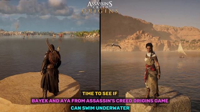 Out of 25 Protagonists Let's See Who Can Swim Underwater in Open World Games смотреть онлайн