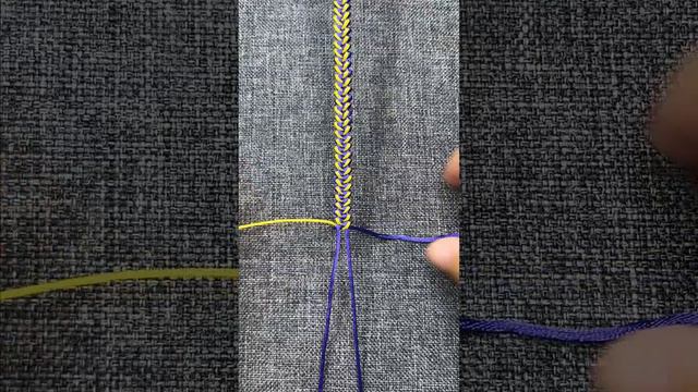 Браслет-макраме с базовым узлом _ Вариация квадратного узла #браслет ##shorts #