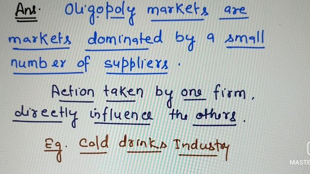 Define OLIGOPOLY and Monopoly Market. Class -10 ECONOMICS смотреть онлайн