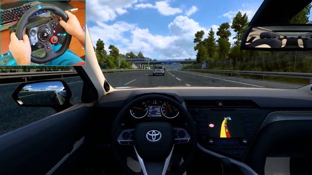 TOYOTA CAMRY XV70 XSE 2018  in ETS 2 || Logitech G29 gameplay