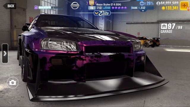 CSR Racing 2 Nissan Skyline R34 Elite Tuners Fully Upgraded смотреть онлайн