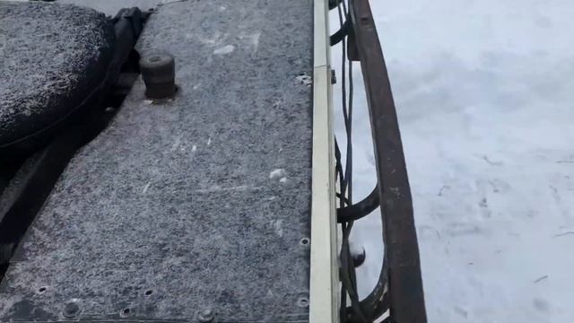 Квадротрактор своими руками! Чистим снег! смотреть онлайн