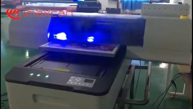 iMaxcan Best Price Small Format Flat bed 6090 UV Printer смотреть онлайн