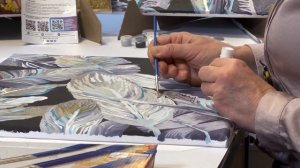 Как наносить поталь? Декор картины по номерам DelArt