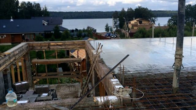 Заливка перекрытия между этажами бетоном смотреть онлайн