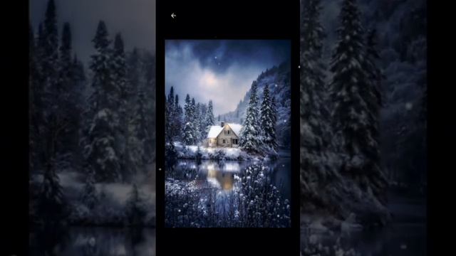 зимнии обои на телефон ♥️♥️ смотреть онлайн