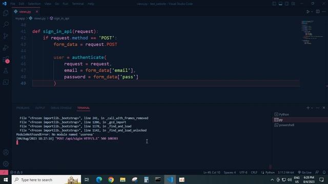[SOLVED] Django ModuleNotFoundError No module named userena смотреть онлайн