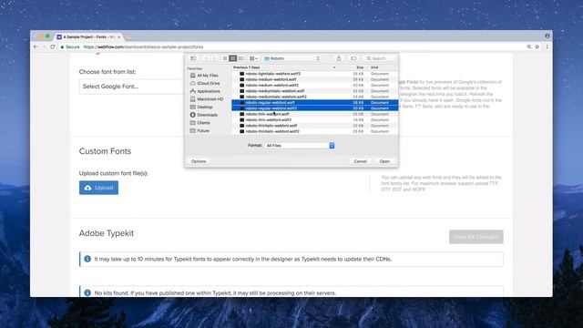 Using custom fonts in your Webflow projects - Webflow tutorial смотреть онлайн