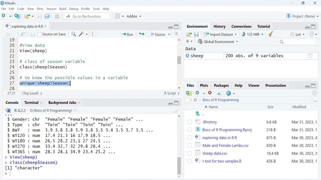 Exploring Data in R | Useful R Functions to Explore Data in RStudio смотреть онлайн