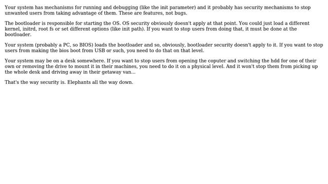 Unix & Linux: Why does Linux allow init=/bin/bash ? (6 Solutions!!) смотреть онлайн