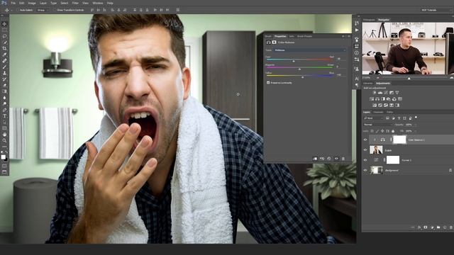 How to Match Colors in Photoshop - Match Foreground and Background colors смотреть онлайн