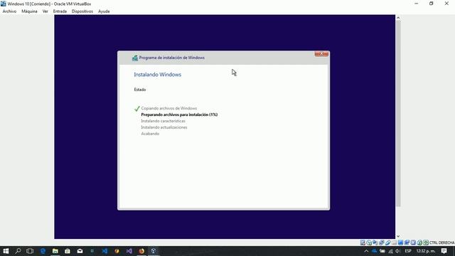 Instalacion Windows 10 - 32 bits con VirtualBox смотреть онлайн