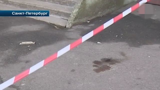 На женщину упал кусок балкона. Питер смотреть онлайн