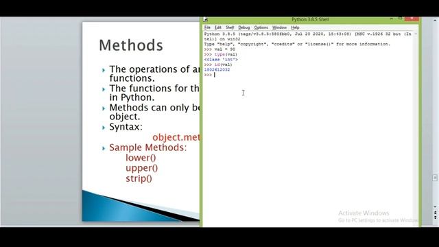 Objects and Methods | Python Programming Language | EduTut | Learn Easily in Tamil смотреть онлайн