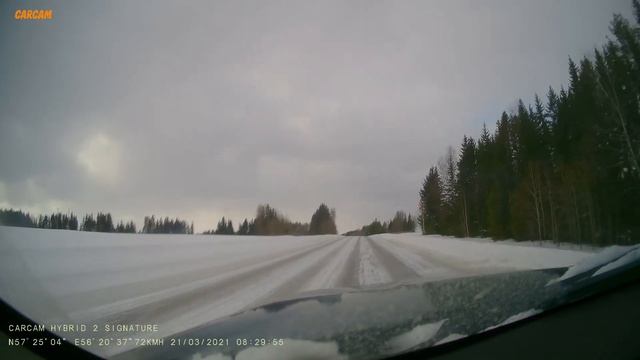 Николаевский Белогорский монастырь. Дорога от Пермского тракта (Р242). 21.03.2021 года.