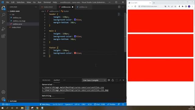 Curso de SASS #3 Váriaveis смотреть онлайн