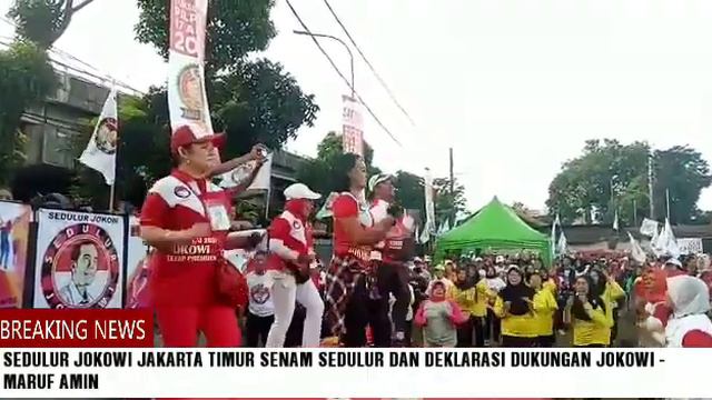 SEDULUR JOKOWI JAKARTA TIMUR GELAR SENAM SEDULUR DAN DEKLARASI DUKUNG JOKOWI-MA'RUF AMIN смотреть онлайн
