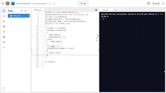 Coding Interview Question || Find the duplicate element (name) from an array || Java Freshers смотреть онлайн