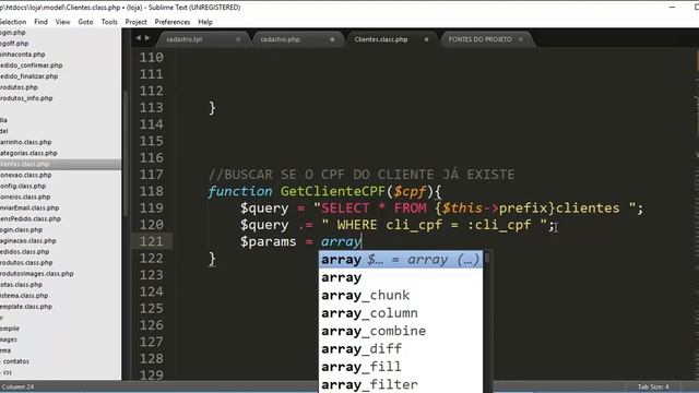 Loja Virtual com PHP 7 - Aula 07 - Verificando se cpf e email já existem смотреть онлайн