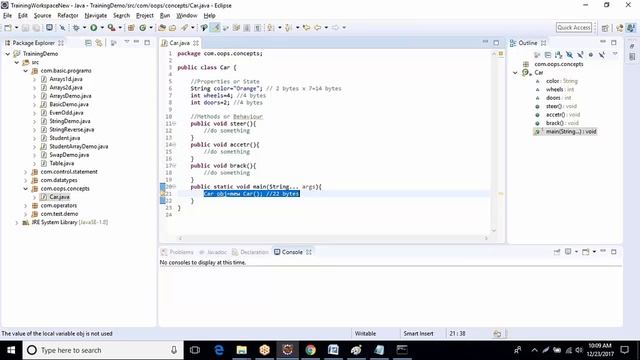 OOPS Concepts смотреть онлайн
