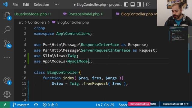 Creá una web con Slim 4 [08] Conexión al MySQL por PDO #MicroCurso смотреть онлайн
