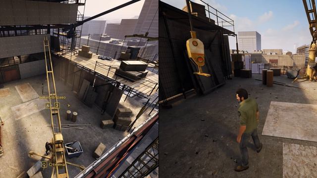 A Way Out. Кооп с Юрой #6. Стройка. Болтаем про 