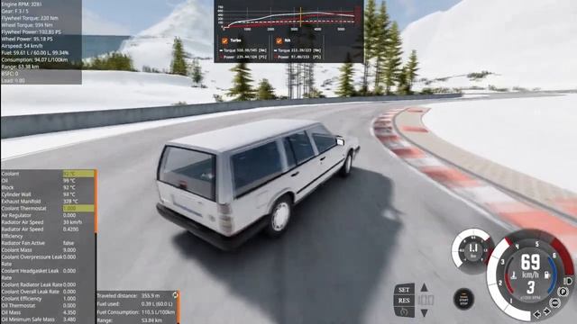 Beamng - Volvo 740 Om606 смотреть онлайн