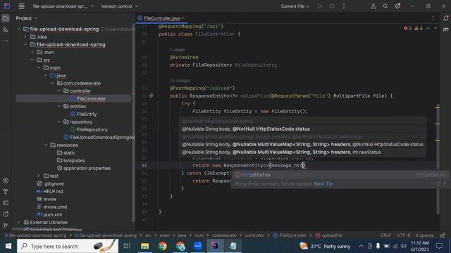 Spring Boot File Upload and Download API | Spring Data JPA | MySQL | POST & GET File API | Part 1 смотреть онлайн