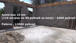 Построили сарай-мастерскую из керамзитных блоков. Затраты на сарай 5,5*6,5 метров?!