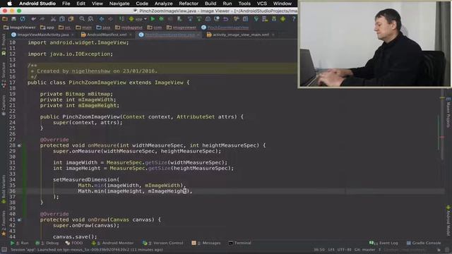 How to create an android image viewer - Part 10 Sizing the custom view using onMeasure смотреть онлайн
