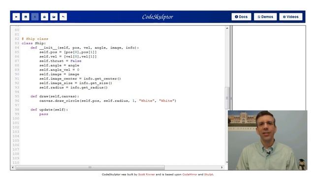 Spaceship Class - An Introduction to Interactive Programming in Python (Part 2) смотреть онлайн