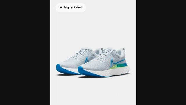 Nike React Infinity Run Flyknit 2. Shown: Pure Platinum/Lime Glow/Emerald Green/Laser Blue смотреть онлайн