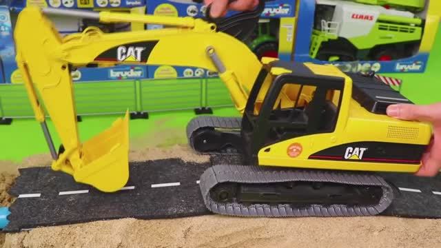 Экскаватор/ Трактор/ Игрушки/ Машинки смотреть онлайн