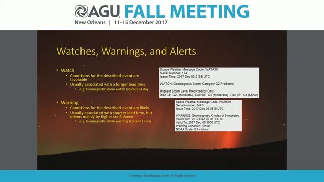 2017 Fall Meeting - SH32B: Space Weather Forecasting смотреть онлайн