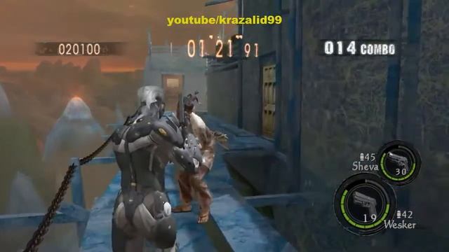 Resident Evil 5 mod Raiden from Metal Gear Rising смотреть онлайн